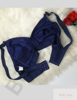 BelleNisa Wireless Lace Bra – Comfortable Non-Padded Bra for Everyday Wear