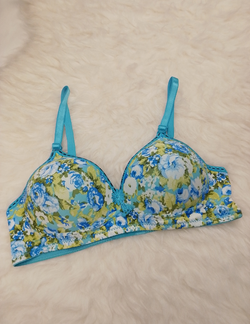 Floral Print Padded Bra – Elegant Everyday Lingerie | BelleNisa