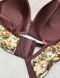 Floral Print Padded Bra – Elegant Everyday Lingerie | BelleNisa