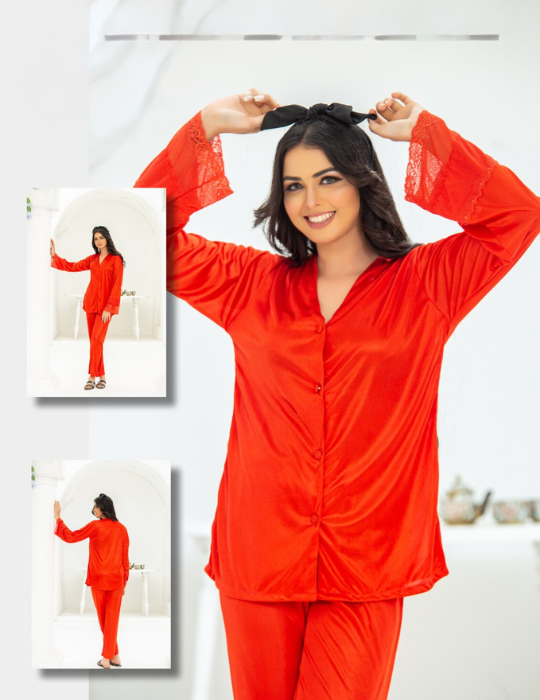 Silk Sleep Set – Shirt & Trousers Combo