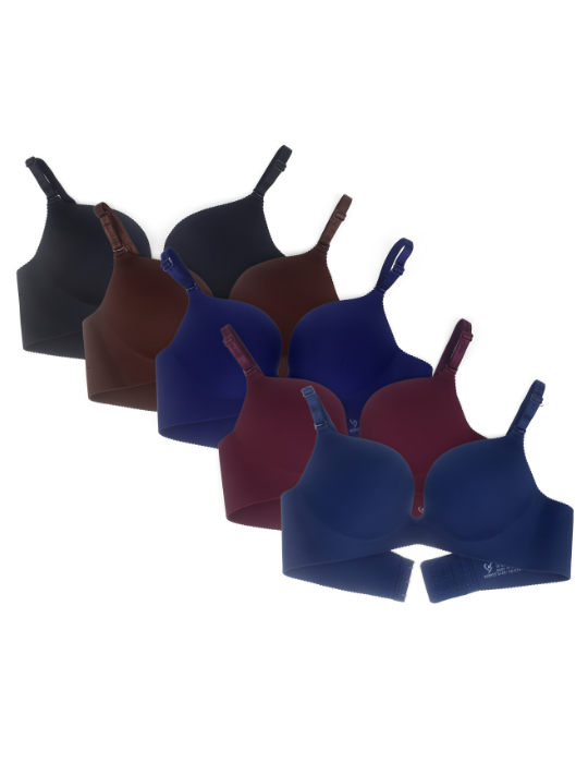 BINNYS Wireless Push-Up Bra – Seamless Comfort for Small Breasts