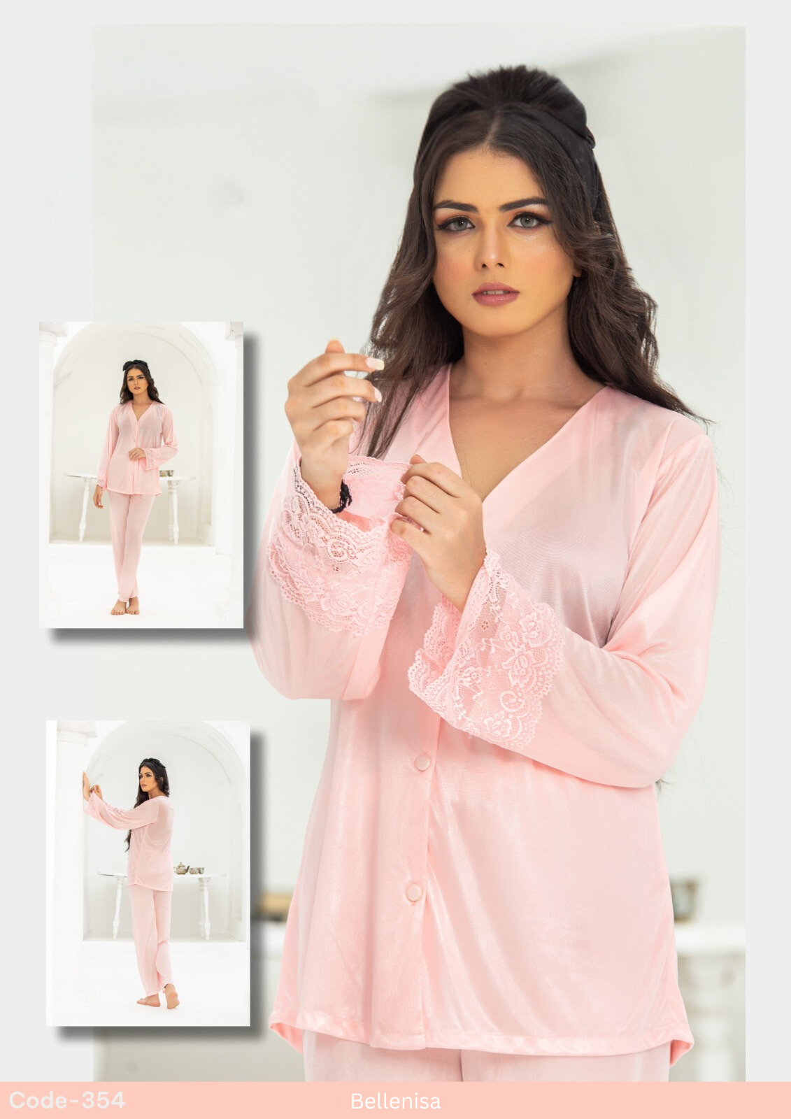 Silk Sleep Set – Shirt & Trousers Combo