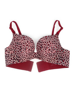 Binny's Leopard Print Push-Up Bra – Full Coverage & Premium Support | Comfortable, Breathable, and Supportive Bra at BelleNisa