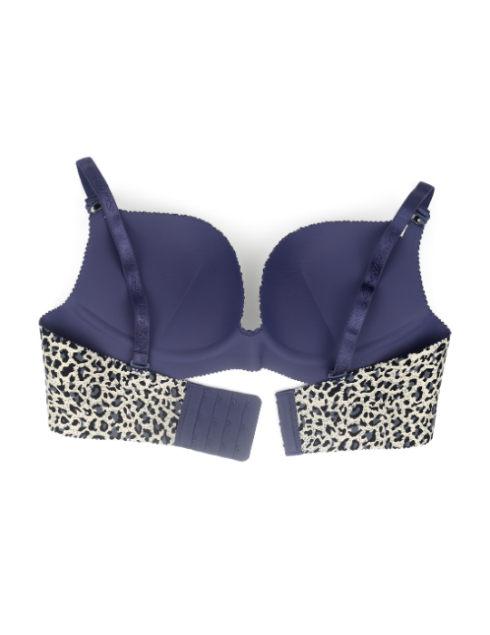 Binny's Leopard Print Push-Up Bra – Full Coverage & Premium Support | Comfortable, Breathable, and Supportive Bra at BelleNisa