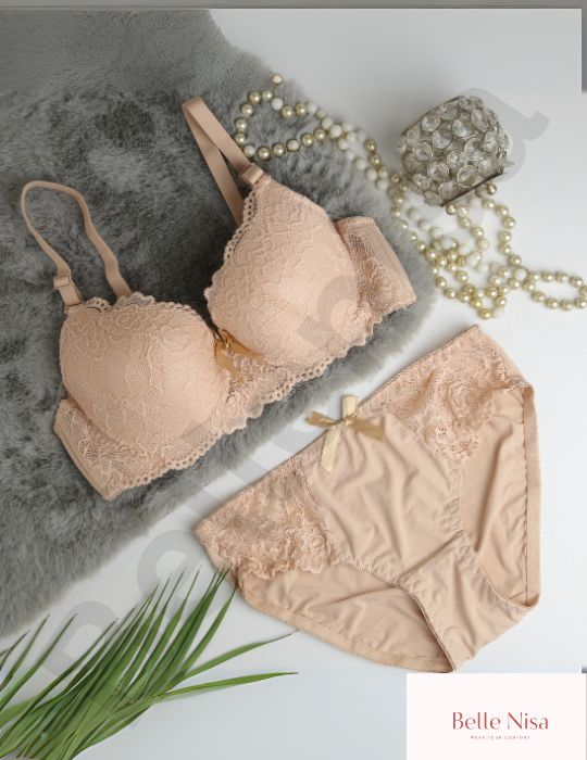 Wired Lace Bra & Panty Set - Stylish & Supportive | BelleNisa