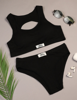 BelleNisa Seamless Sports Bra & Panty Set - Comfortable & Stylish Lingerie-8812