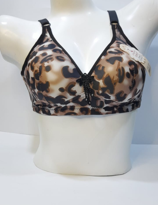 Cheetah Print Padded Bra – Stylish and Comfortable Lingerie | BelleNisa