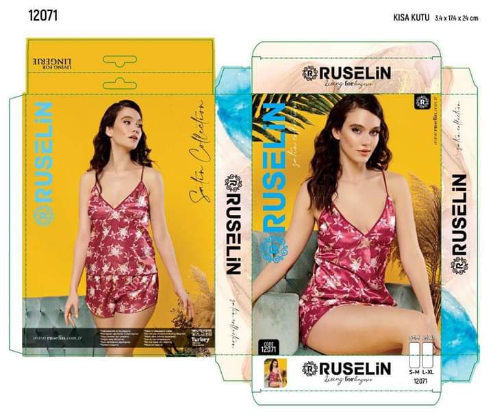 Ruselin Silk Turkish Lingerie – Premium Nightwear for Women | BelleNisa-12071