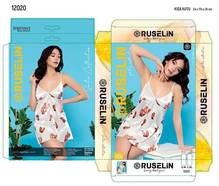 Ruselin Silk Turkish Lingerie – Premium Nightwear for Women | BelleNisa-12020