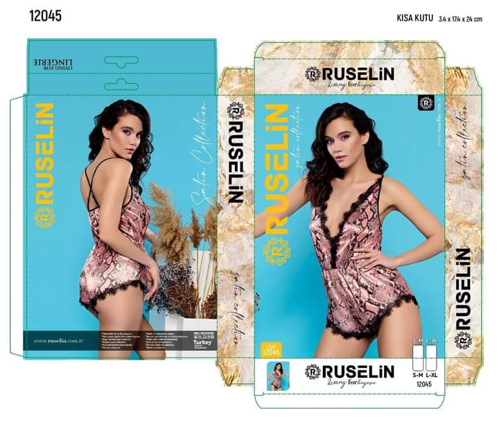 Ruselin Silk Turkish Lingerie – Premium Nightwear for Women | BelleNisa-12045