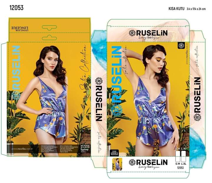 Ruselin Silk Turkish Lingerie – Premium Nightwear for Women | BelleNisa-12053