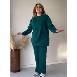 Winter Tracksuit with Bag – Stylish & Warm Collection for Women in Pakistan